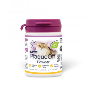 PLAQUEOFF CAT POWDER papildbarība kaķu zobu kopšanai 40g